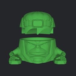 Captura-de-Pantalla-2023-03-17-a-las-12.43.53.jpg STL file GRINDERKING GRINDER GRINDER MODOK 82X67X55 MM CUT AND KEYED EASY PRINT・Model to download and 3D print