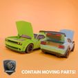 9.jpg Bold Muscle Challenger Car - Printable 3d model - STL files - Personal Use