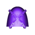 Shields_and_PadsCube_244.stl Templar Shoulder Armour PT2- the Sequel