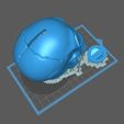 Skull_Mbox_3.jpg Skull Moneybox 3D Print Model-Chitubox supported