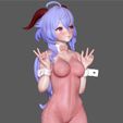 9.jpg GANYU BUNNY GENSHIN IMPACT CUTE SEXY GIRL GAME CHARACTER ANIME 3D PRINT