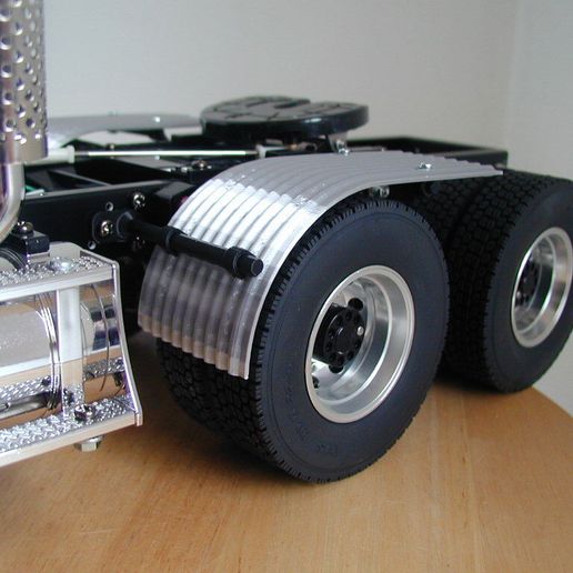 🚚 1/14 Tamiya RC Globe Liner Truck half tandem single radius