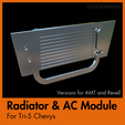 Cover-4.png 1/25 scale Radiator & AC Module for Tri-5 Chevys (AMT and Revell versions included)