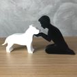 IMG-20240322-WA0158.jpg Boy and his American Bully for 3D printer or laser cut