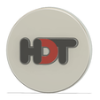 HDT.png "Holden Drivers Team / HDT" Wheel Centre / Hub Cap Badge For Scale Model Wheels