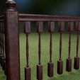 banister_handrail_kit_render4.jpg Banister & Handrail 3D Model Collection