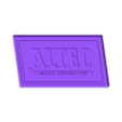 Altec_Lansing_755_Logo-emblem.stl Altec Lansing logo badge Speaker Emblem