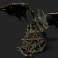 02.jpg Nemoriko`s : Skeleton dragon with pentagram (Skelettdrache)