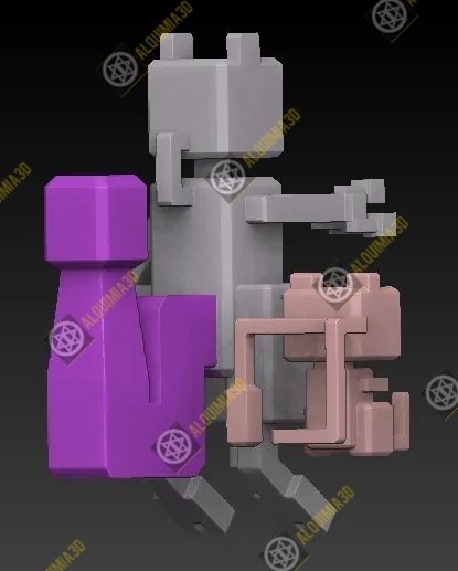 3d File Mew Mewtwo Pokemon Quest 3d Printer Design To Download Cults