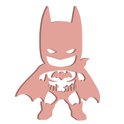 model.png Chibi Batman Heimdekor Wandkunst