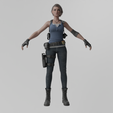 Renders0002.png Jill Valentine Raccon City Textured Rigged