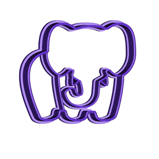 Elephant 3D model preview