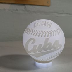 STL file Cleveland Guardians BASEBALL LIGHT, TEALIGHT, READING LIGHT,  MLB・3D printing idea to download・Cults