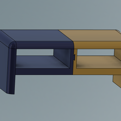 Monitor_Riser.png Download free STL file 2 Piece Connecting Monitor Riser Miter Joint • 3D printable object, ToriLeighR
