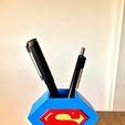 WhatsApp-Image-2023-10-06-at-14.34.00.jpeg Superman Desk Pen Organizer - Geek Office Decor - Comic Book Desk Accessories