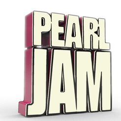 PEARLJAM.jpg Archivo OBJ Pearl Jam・Modelo para descargar e imprimir en 3D