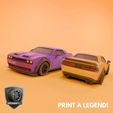 8.jpg Bold Muscle Challenger Car - Printable 3d model - STL files - Personal Use