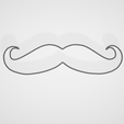 Bigote1.png MOUSTACHE / MUSTACHE / COOKIE CUTTER / COOKIE CUTTER