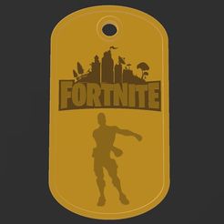 3.jpg Fichier STL Badge Fortnite Dance 3・Modèle à télécharger et à imprimer en 3D