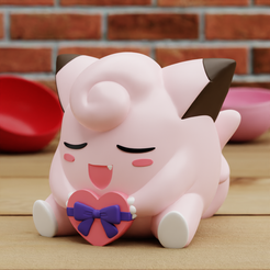 clefairy02.png Clefairy Valentines Version NO SUPPORTS