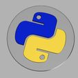 Image-24-05-2023-at-23.02.jpg 3D Python Logo Badge Wall Sign logo