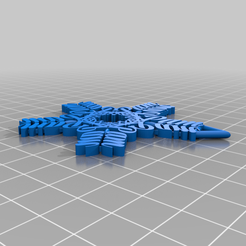 a12ad8c2-d8ee-4728-99f9-2c7433df8bdf.png STL-Datei Schneeflocke für Pam kostenlos・Modell zum 3D-Drucken zum herunterladen