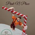 Print-N-Place.jpg Wreck It Ralph Flexi Toy With Candy Cane Tree