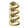 Split-braided-5mmdiamond-statement-ring-size6-9-03.jpg Archivo STL Anillo de diamante trenzado de 5 mm de ancho, tallas 6 a 9, modelo de impresión 3D・Plan imprimible en 3D para descargar, RachidSW