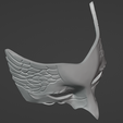 7.png CROW FRONT MASK 3D STL FILE | CROW FRONT DIGITAL FILE