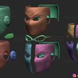 15.jpg Ultimate Hawkeye Mask - Marvel Comics Cosplay 3D print model