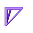 equerre triangle angle v2.STL Corner Bracket for triangular Shelf v2