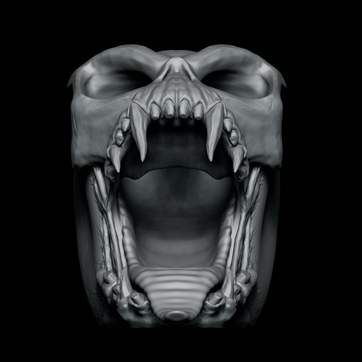 SKULL-1.png Skull Dice Tower Decor