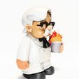 0019.jpg White Colonel Sanders The Chicken Father KFC toy