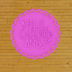 untitled.png Archivo STL COOKIE CUTTER feliz cumpleaños・Design para impresora 3D para descargar
