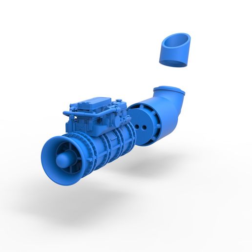 52.jpg Diecast Jet engine 5 Scale 1:25