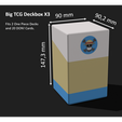 Big-TCG-Deckbox-Measurements.png TCG Deckbox X3