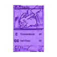 Pokemon CARD.stl Lithophane Pikachu Pokemon