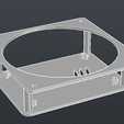 model.png Ventilador de 120 mm para PC com caixa para Raspberry Pi