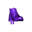 shoes1-leon s kennedy.stl Leon S. Kennedy 300mm Pre-Split STL - Residual Evil Requiem Character Statue - Leon Kennedy 3D Print Model