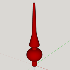 Capture d’écran (418).png Download STL file Christmas tree tip • 3D printer model, YOHAN_3D