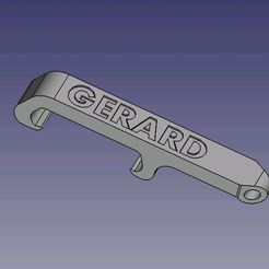 décapsuleur-Gerard.JPG STL file GERARD pocket bottle opener・3D printing design to download