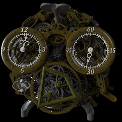 snapshot-000.jpg 3D file Single shaft Tourbillon 3D PRINT 3D print・3D printable model to download
