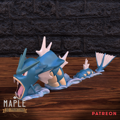 Desk-Gyarados-1B.png Datei STL Schreibtisch Gyarados・Design für 3D-Drucker zum herunterladen