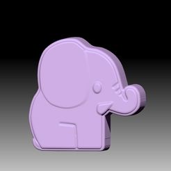 Elephan2.jpg STL file ELEPHANT SOLID SHAMPOO AND MOLD FOR SOAP PUMP・3D print design to download