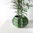 untitled-2177.jpg The Jute Planter Pot with Drainage | Tray & Stand Included | Modern and Unique Home Decor for Plants and Succulents  | STL File
