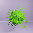 Cactus-CUBE-LIME-GREEN.png Cactus CUBE - Fidget Toys, Cool Prints, Spikey Ball Challenge