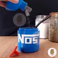 3.webp Mate Nitro Botella NOS - 2 En 1 - Mate con dispenser de azucar