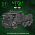 MEKKA MU “ ao ae : = Oe ‘Bex cx PATREON.COM/MEKKAMINIATURES Orc Truck