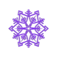 snowflake_set3_1.STL floco de neve