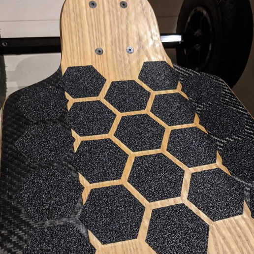 Lacroix Skateboard Hexagon Grip Tape Stencil Guide